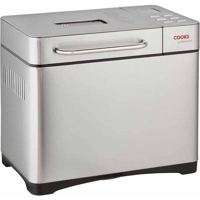 Bread Maker with Fruit and Seed Dispenser - Silver
