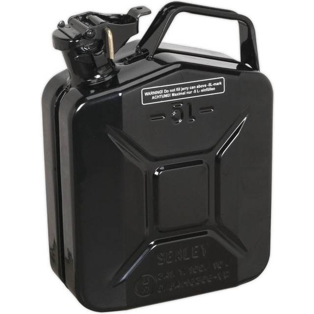 Sealey jerry can 5l - black