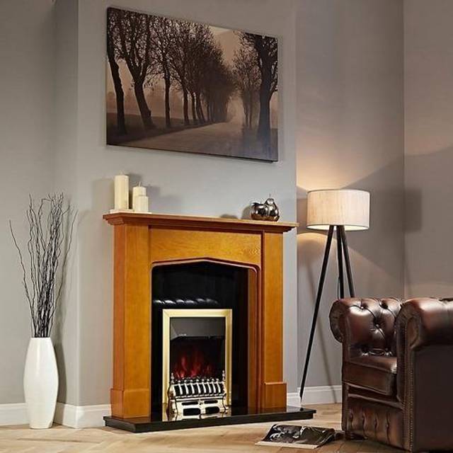 Focal Point Blenheim Electric Fire - Black
