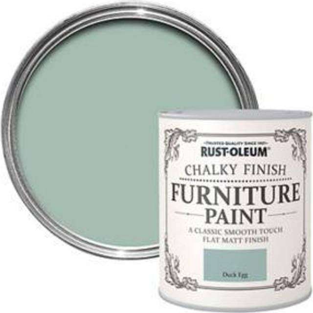 Rust-Oleum Chalky Furniture Paint - DUCK EGG - 750ml - Blue