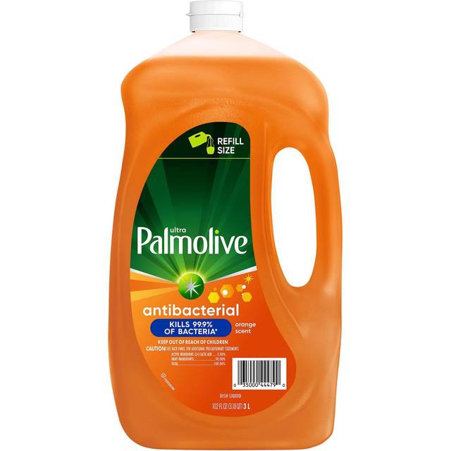 Palmolive Antibacterial Dishwashing Liquid Dish Soap, Orange 102 fl.oz.