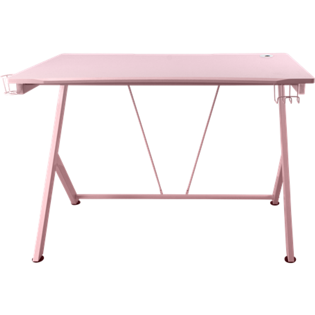 Deltaco LINE PT85 Gaming desk pink, 1220x120x820mm