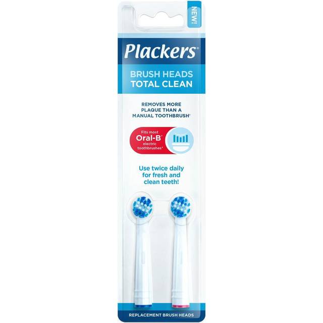 Plackers Borsthuvuden för Oral-B Total Clean 2 st.