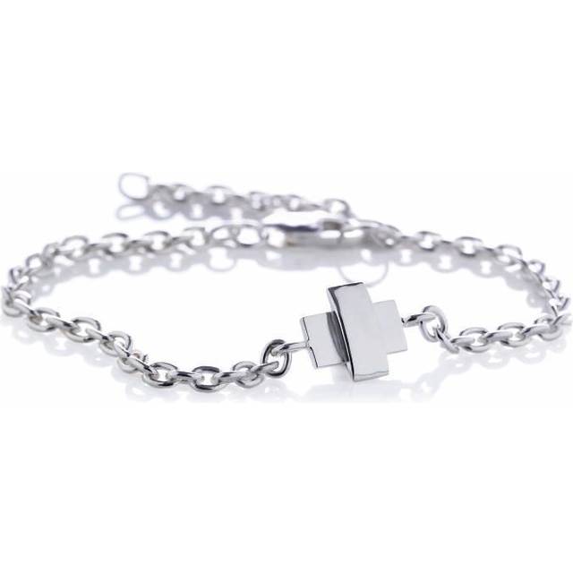 Efva Attling Little Cross Bracelet. 16/18 CM - SILVER
