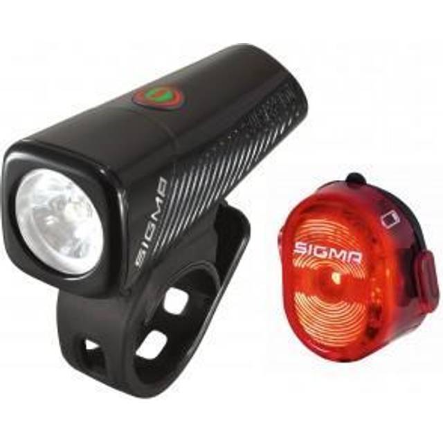 Bike light kit front and rear Sigma Buster 150 - Nugget Flash - Noir