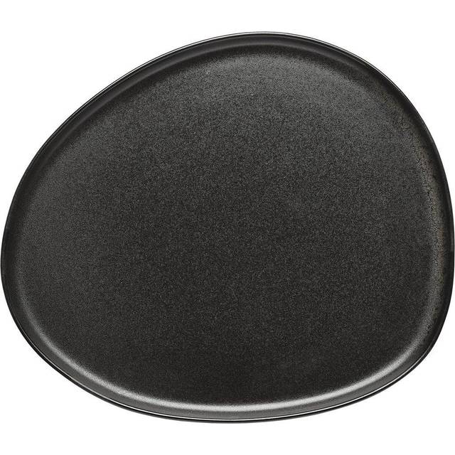 Raw Organic Plate 25x29 cm, Titanium Black