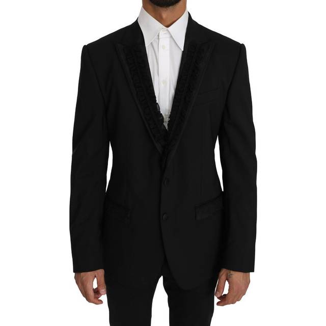 Black Wool Martini Torrero Blazer Jacket