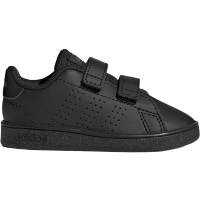 adidas Unisex – Barn Advantage Sneakers, Core Black/Core Black/Grey Six, 20 EU