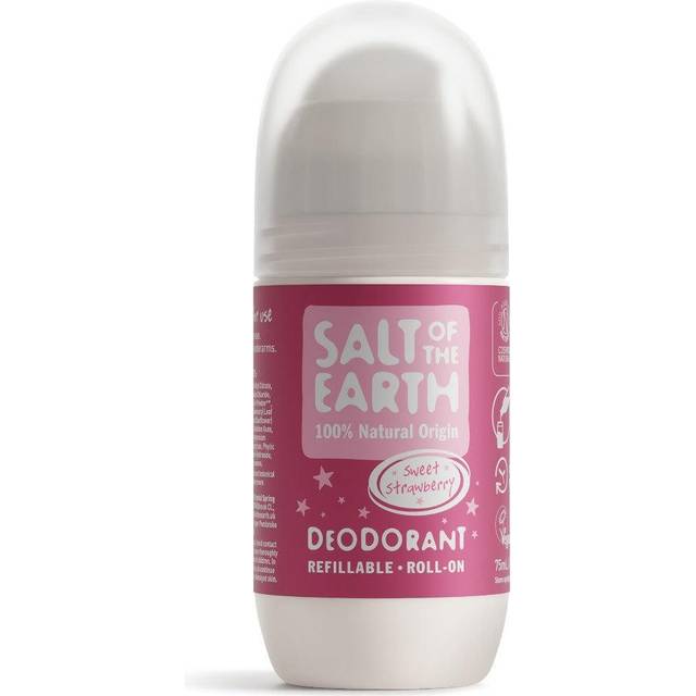 Salt of the Earth Refillable Roll-On Deodorant - Sweet Strawberry