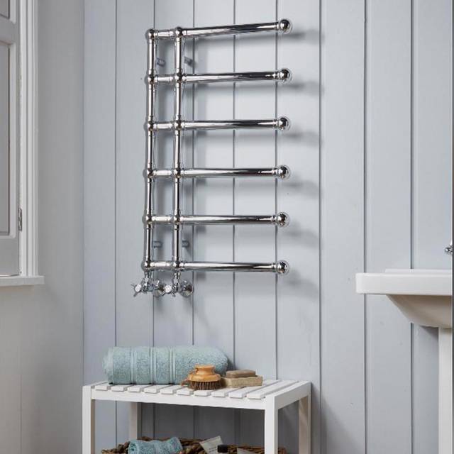 Towelrads Blandford Open Ended Ladder Towel Rail Radiator 800x500