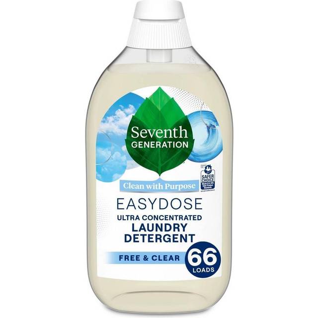 Seventh Generation  Easydose  Ultra Concentrated Laundry Detergent  Free & Clear  66 Loads  23.1 fl oz (683 ml)