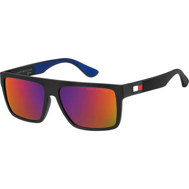 Tommy Hilfiger Herr TH 1605/S solglasögon, matt svart, 56, Matt svart, 56 EU