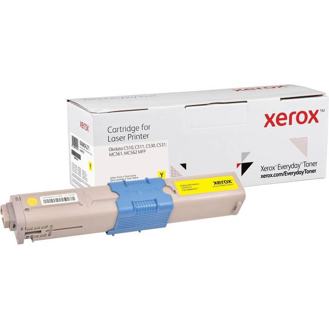 Original xerox everyday 006r04271 yellow toner cartridge replacement for oki 444