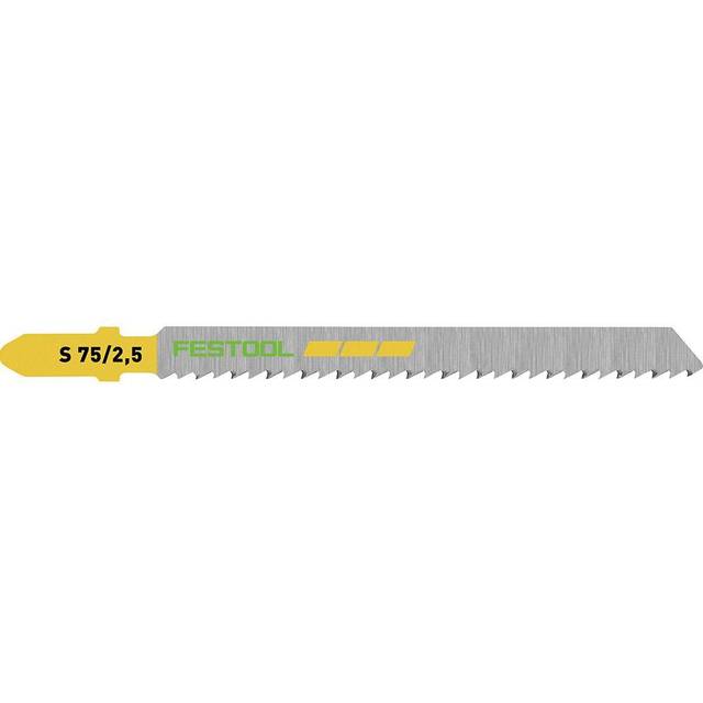 Festool S75/2.5 Jigsaw Blades Fine Precision Wood (Pkt 5)