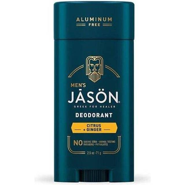 Jason Men's Deodorant Stick Citrus + Ginger 2.5 oz