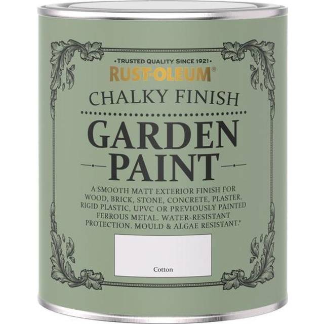 Rust-Oleum Garden Paint in Matt Finish - COTTON 750ml - Cotton - White