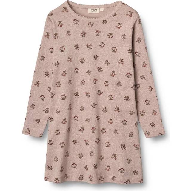 Wheat Natkjole Iben Stl. 4 år / 104 cm fepojkar - Pyjamasar Och Sovplagg Från Magasin - Dark Powder Flowers (4 år / 104 cm)