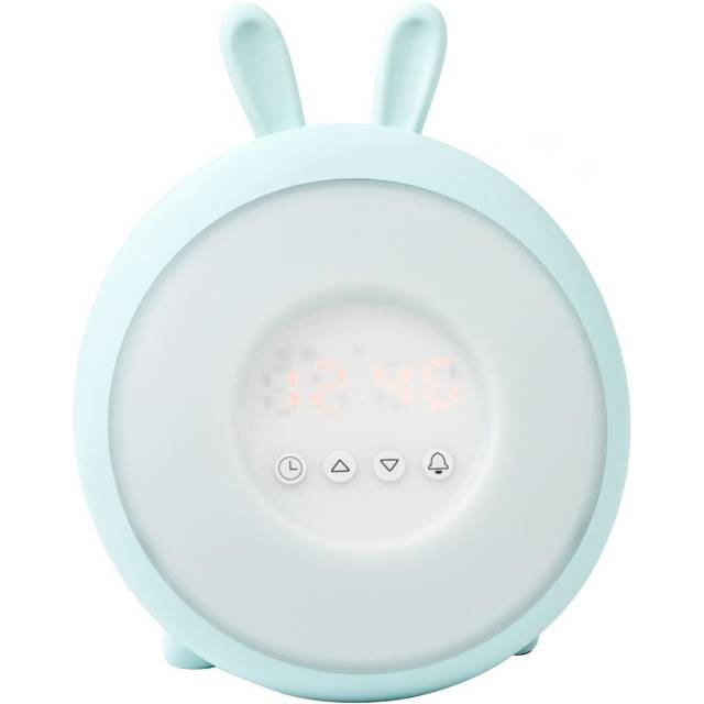 Rabbit & Friends Wakeup Lamp med väckarklocka Blå - 1 st