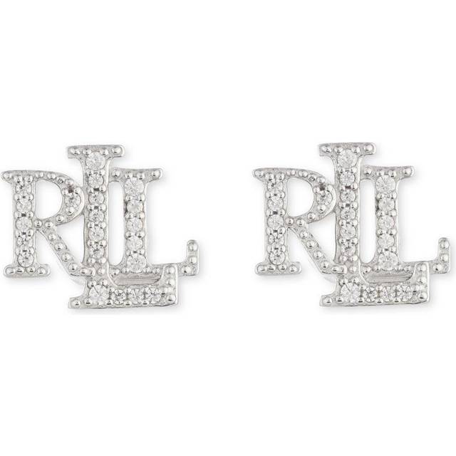 Lauren Ralph Lauren Silver Cubic Zirconia Stud Earrings