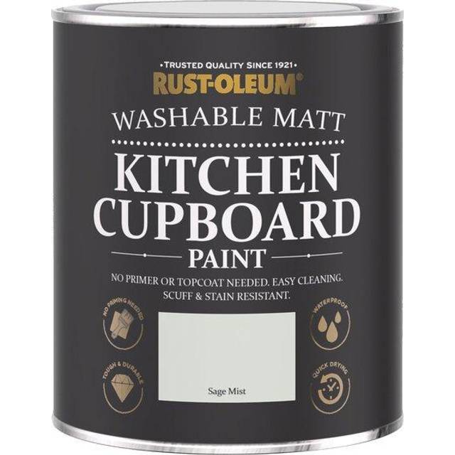 Rust-Oleum Kitchen Cupboard Paint In Sage Mist &Ndash; 750 Ml Tin - Age Mist