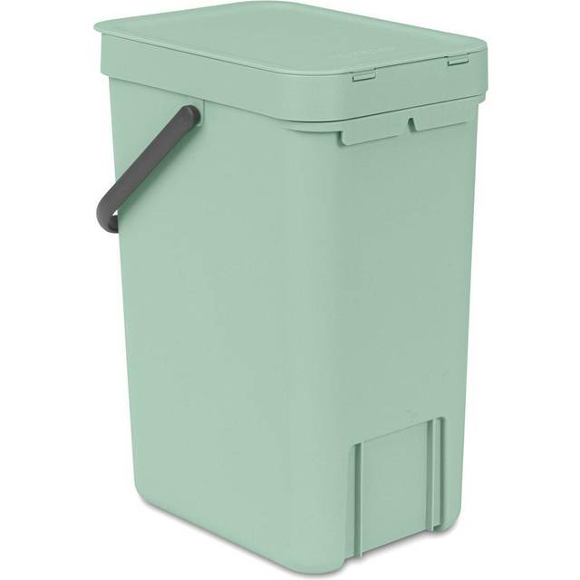 Brabantia Sort & Go 12 Litre Waste Bin - Jade Green (12L)