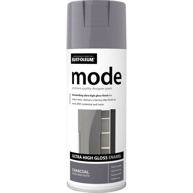 Rust-Oleum Charcoal Dark Grey Ultra High Gloss Spray Paint 400ml Mode