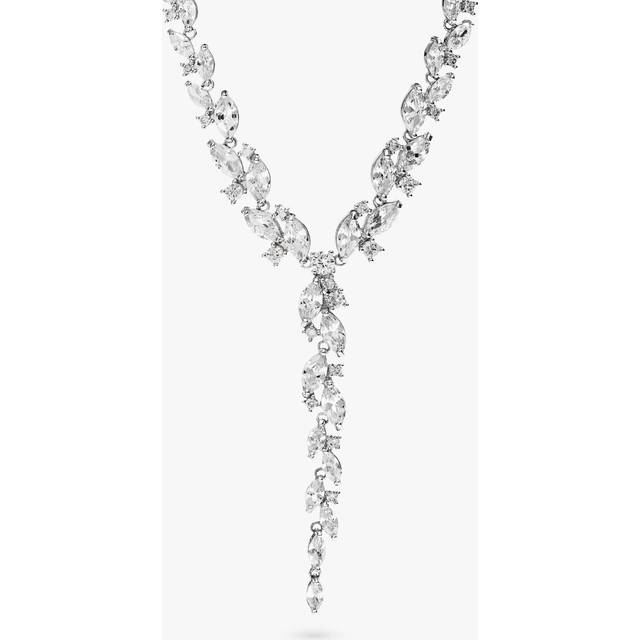 Jon Richard Navette Necklace - Silver