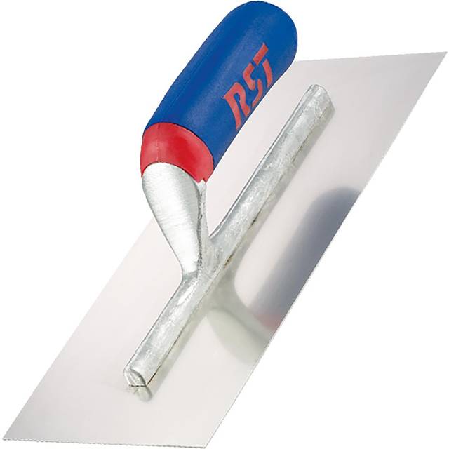 RST Soft Grip Stainless Steel Finishing Trowel 11" 4" 1/2"