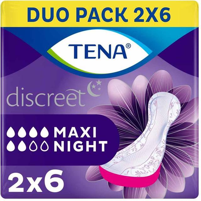 TENA Discreet Maxi Night Duo 12 pack
