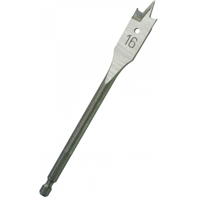 Milwaukee Hex Shank Flat Drill Bit 16mm 160mm Pack of 1