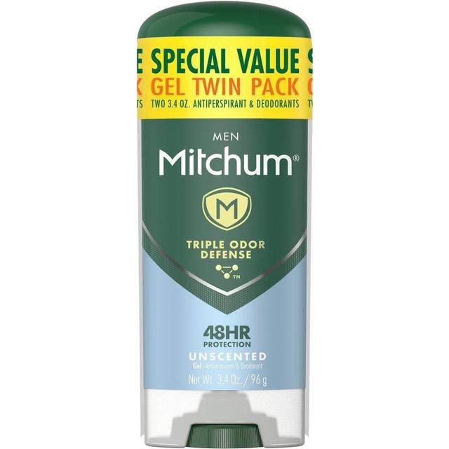 Twin Pack Includes 2 Unscented Triple Odor Defense Anti-Perspirant & deodorant Gel 3.4 oz