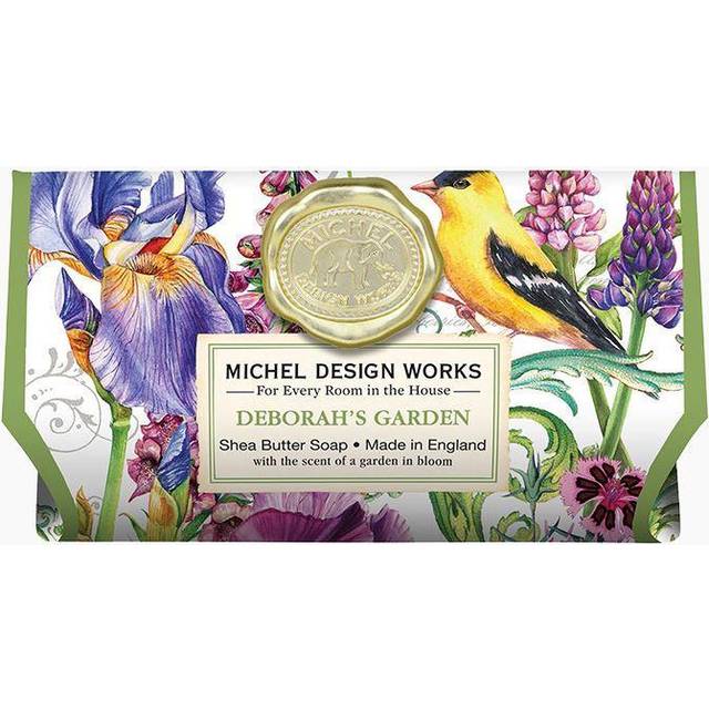 Michel Design Works Deborah's Garden Large Bath Soap Bar Floral 24-pak