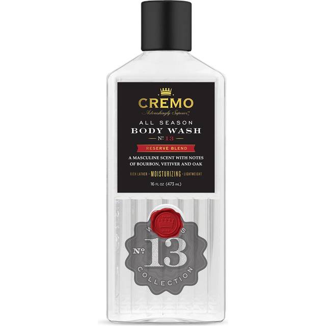 Cremo Rich-Lathering Reserve Blend Body Wash, An Elevated Blend with Notes of Kentucky Bourbon, Smoked Vetiver and American Oak, 16 Oz