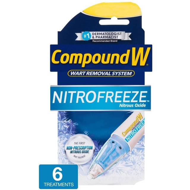 Compound W Nitro freeze Wart Remover, Maximum Freeze, 6 Applications