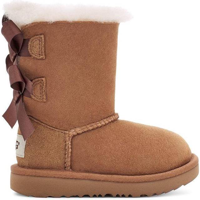 UGG Unisex – Barn Stövlar Bailey Bow II, Kastanj, 22 EU