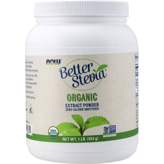 NOW Foods BetterStevia Organic Extract Powder 1 lb