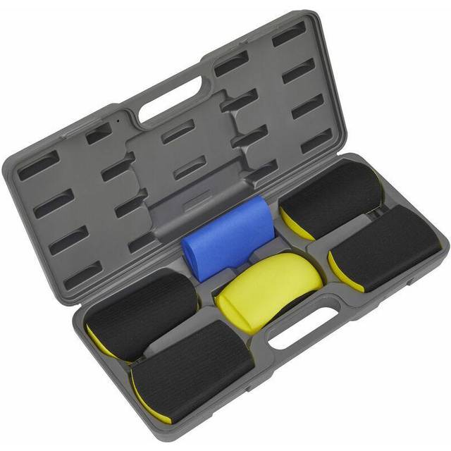 Sealey Sanding Block Hook-and-Loop Kit 6pc RE40KIT
