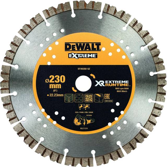 DeWALT DT40260-QZ 230x22mm Extreme Runtime Diamond Wheel for DCS690