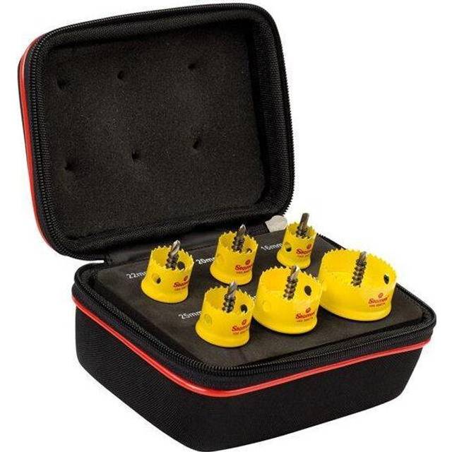 Starrett KCS06001 6 Piece Cordless Smooth Cut Bi Metal Hole Saw Set