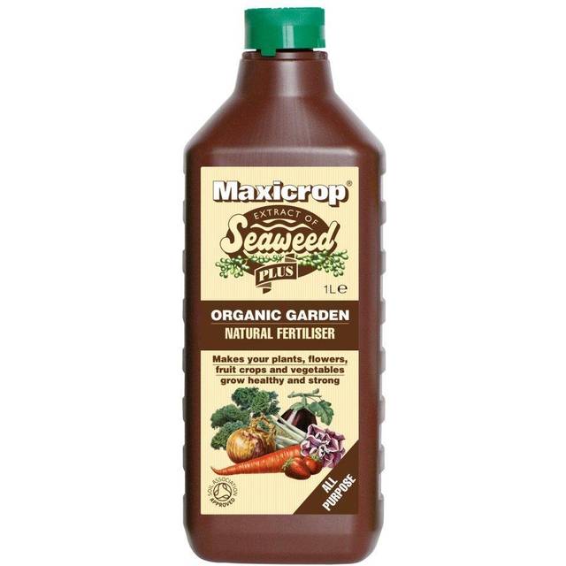 Maxicrop XNATF61L All Purpose Organic Garden Natural Fertiliser, 1 Litre, Brown