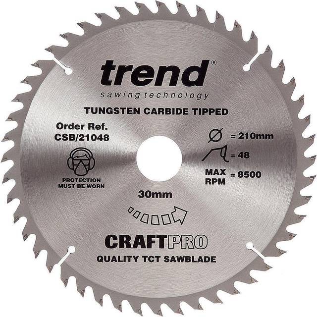 CSB/21048 tct Craft Saw Blade 210mm x 48T x 30mm - Trend
