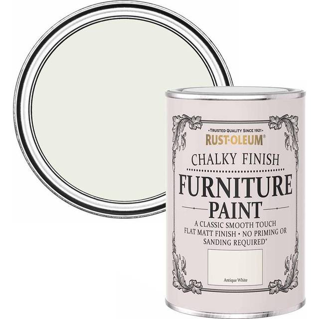 Rust-Oleum Antique White Matt Furniture Paint - Off-White