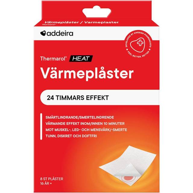 Addeira Thermarol smärtlindrande värmeplåster 8 st