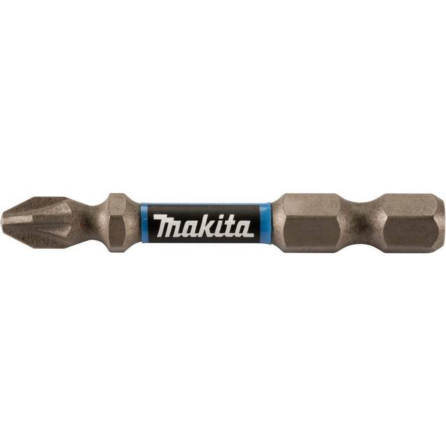 E-03383 50mm pozi PZ2 Impact Premier Torsion Pozi Screwdriver Bits x 10 - Makita