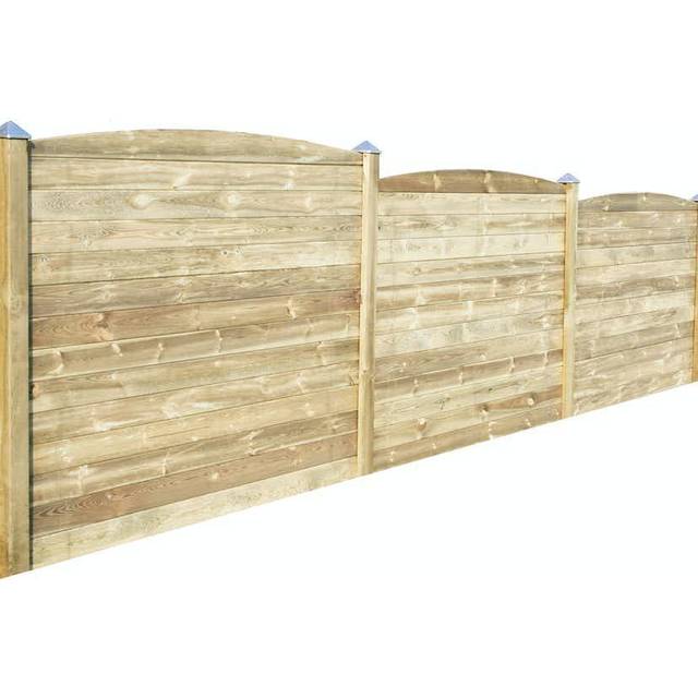 HORTUS 178,5 cm 4 fag med topprofil buet afslutning og 5 mellem stolper