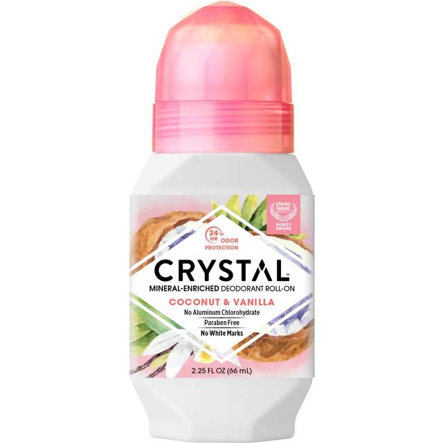 Crystal Mineral Deodorant Roll-On Coconut & Vanilla 2.25 fl oz