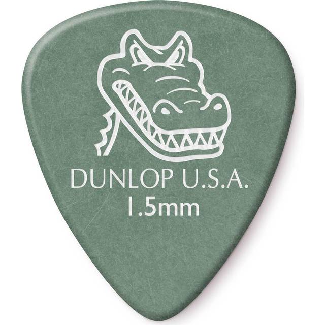 Dunlop 417R1.5 Gator Grepp, Grön, 1,5 mm, 72 / Väska