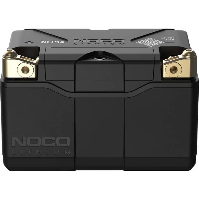 NOCO Lithium NLP14, Grupp 14, 500A, Litium Motorcykelbatteri, Batteri på 12V 4Ah med Dynamiskt Batterihanteringssystem (BMS) för Motorcyklar, ATVs, Skotrar, Jet Skis och Snöskotrar