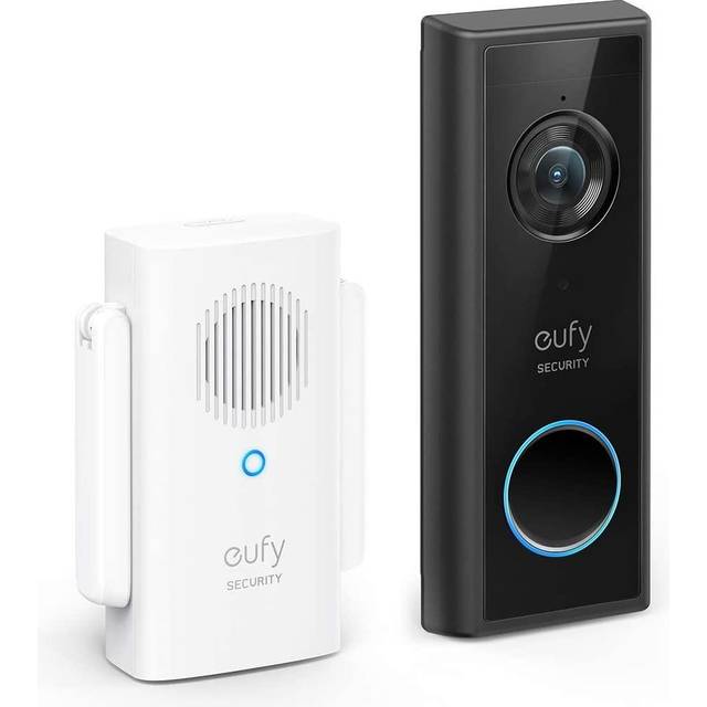 eufy Security Battery Video Doorbell Kit with Chime WireFree Doorbell with Wireless Chime WiFi Connectivity 1080pGrade Resolution No Monthly Fees Kit