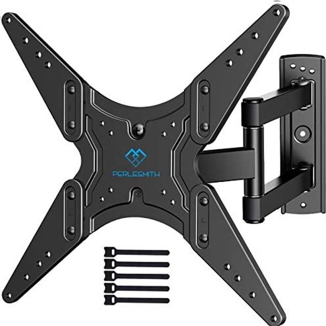 TV Wall Bracket, Swivels Tilts Extends Rotates TV Mount Bracket Fits 23-55 inch Flat & Curved TVs up to 40KG, Max. VESA 400x400mm - PSMFK1-E